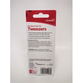 LEADER Tweezers Mini Slant/Point with Case