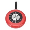 Frying Pan Wall Clock Aluminum Kitchen Pot Decorative Hanging Clocks
