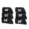 Golf Club Wedge Head Covers 6 Piece Set 48, 52,