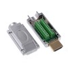 Ganasome HDMI Solderless Signals Terminal Breakout Board Connector with Metal