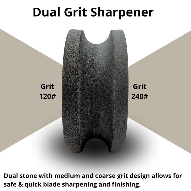 4" Dual Grit Axe/Hatchet Silicon Carbide Sharpener Multipurpose Sharpening Stone