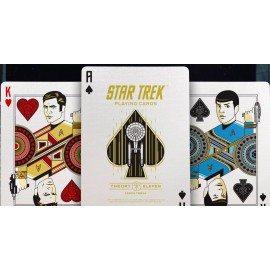 Theory11 Cartas Star Trek Luxury Cards Naipes Viaje A Las Estrellas Reverso Blanco Idioma Ingles Personaje Kirk