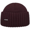 Stetson Beanie Merino Wool Bordeaux One Size, red