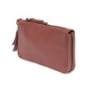 Joy Susan Chloe Zip Around Wallet Wristlet- Dusty Raspberry