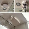 Möbel built-in socket IP44, switch, all-in-one, natural white