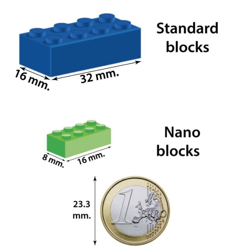 Balody Built-Up Figure with Nano Blocks Dinosaur Velociraptor