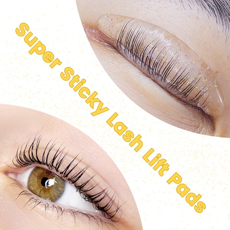 PERMANIA Lash Lift Pads, Glueless Lash Lift Shields Korean, Sticky