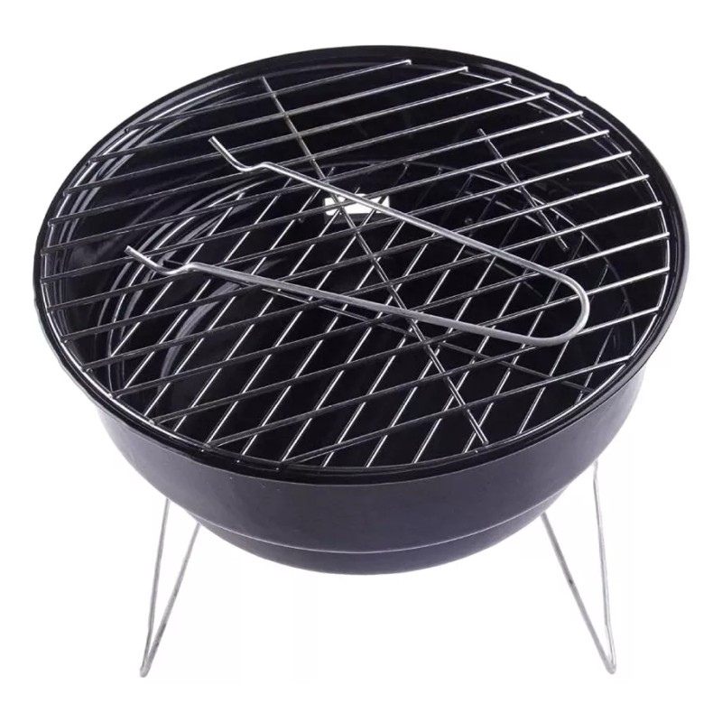 Plasticocina Mini Parrilla Carbón Portátil Plegable Acero Inoxidable