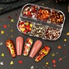 2Boxes Fall Maple Leaf Nail Sequins for Women