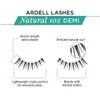 Ardell Natural Lashes Pestañas Postizas 102 Black Demi (Paquete de