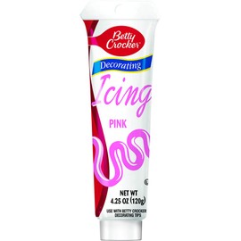 Betty Crocker Decorating Icing Petal Pink, 4.2500-ounces (Pack of6)
