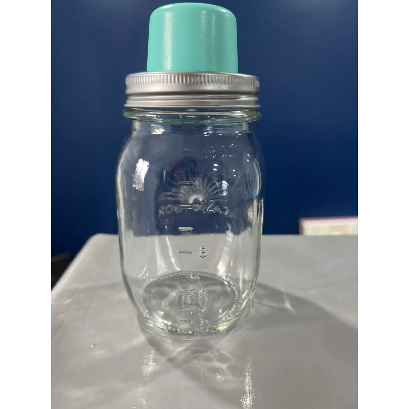 Casamigos Tequila Cocktail Shaker Teal George Clooney Logo W/ Citrus