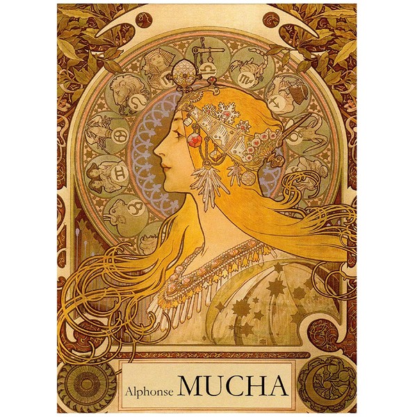 Alphonse Mucha Note Cards - Boxed Set of 16 Note Cards with Envelopes