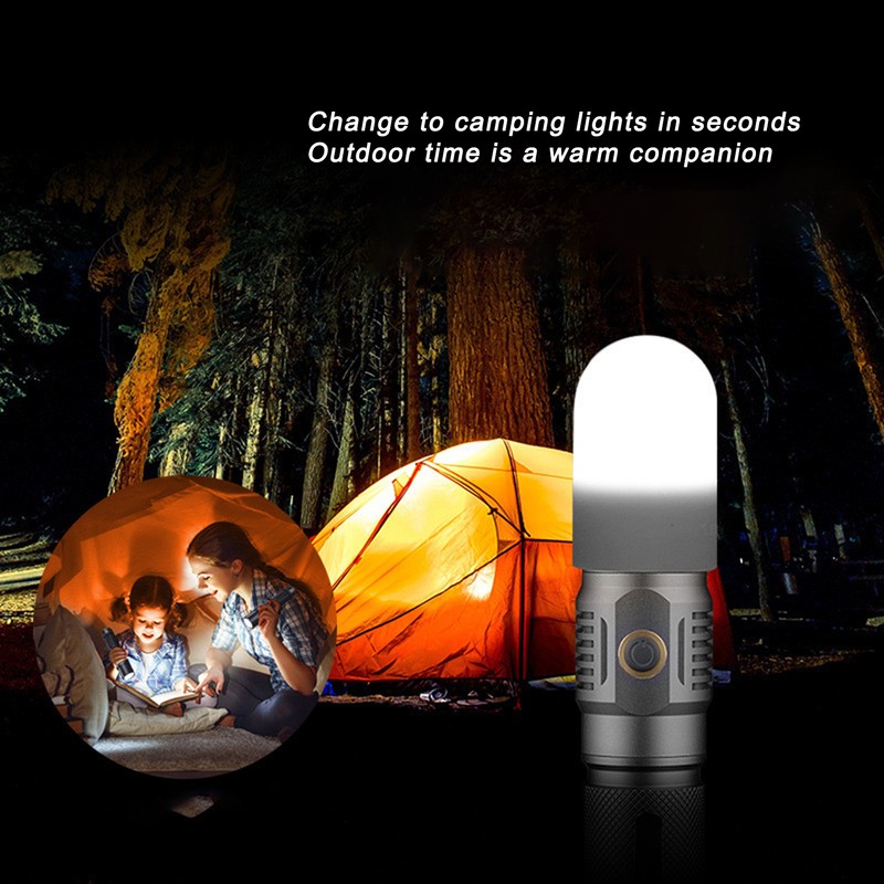 T40 Super Bright Flashlight USB Rechargeable Mini Flashlight for Camping