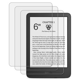 CoBak Pack of 3 Anti-Glare Matte Screen Protectors for 6 Inch Kindle 11th Generation 2024 and 2022 Released, Kobo Nia, PocketBook - High Clarity PET Film Non-Tempered Film