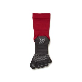 Tabio Football 5-toe Socks, Sizes 9-10.5 (25.0-27.0 cm) - Black