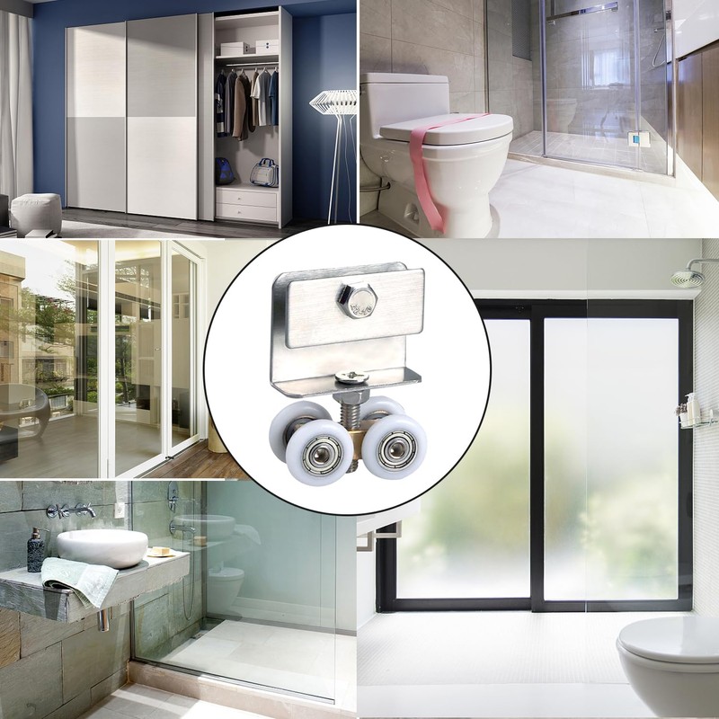 Rollers, Sliding Doors, Runners, Shower Cubicle, Rollers - Metal Axle