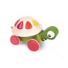Janod J08236 Wooden Pull-Along Animal, Turtle