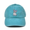 French Bulldog embroidered dad hat, Custom French Bulldog embroidered baseball