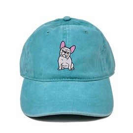 French Bulldog embroidered dad hat, Custom French Bulldog embroidered baseball cap, custom dog hat, custom dog cap