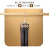 ZEDODIER Belt Hanger, Belt Rack Closet Accessories Organizer, Maximum 24
