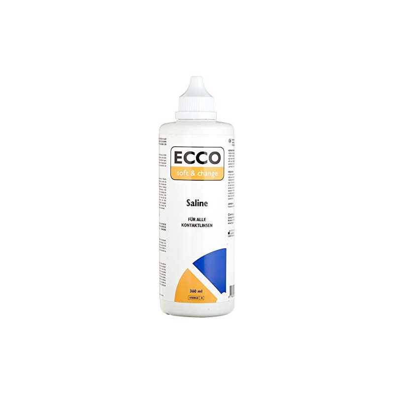 MPG&E Ecco Soft and Change Saline, 360 ml, Pack of