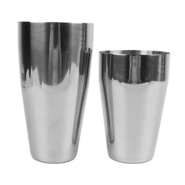 Shaker Cocktail Tin 2 Layer 800 and 600ml Well Sealed Stainless Steel Cocktail Shakers for Bartender