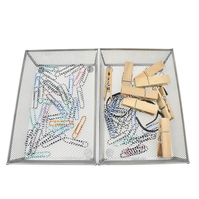 HAHIYO Stackable Mesh Tray Cup 9 x 6 x 2