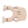 Violin Bridge Maple Wood Adjustable Brass Screw Double Bass Bridge