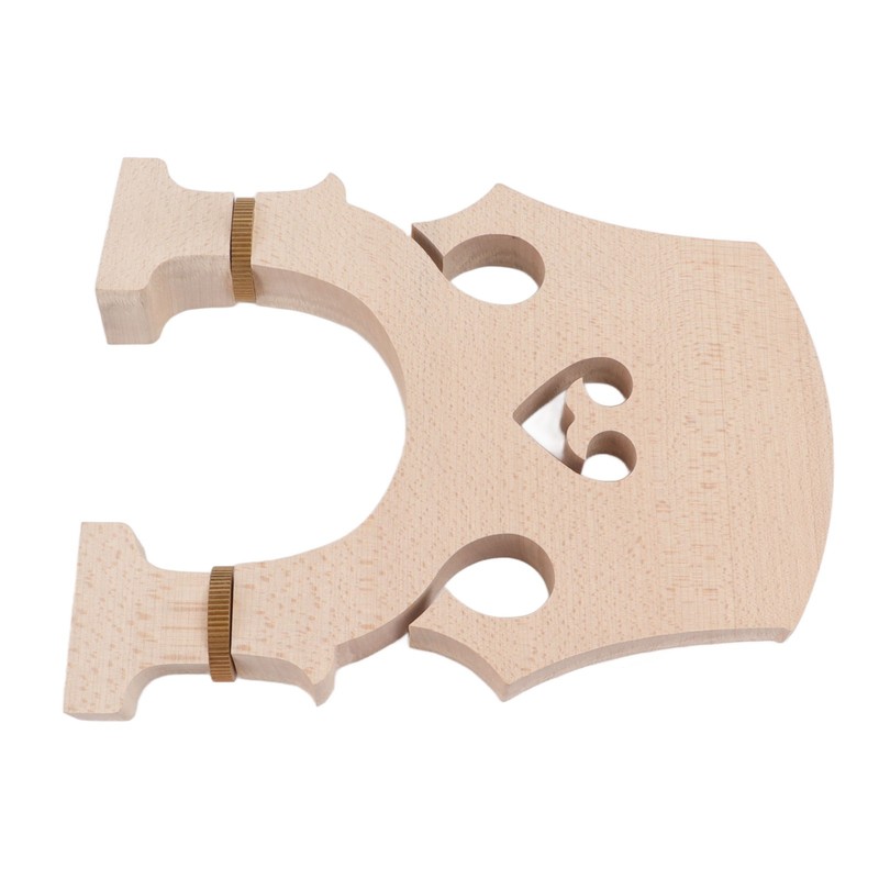Violin Bridge Maple Wood Adjustable Brass Screw Double Bass Bridge
