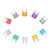 100pcs Mini Car Fuse Kit Color Coded for Ten Amps