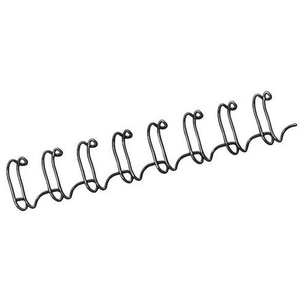 Fellowes Wire Binding Element 6mm Black Pack of 100 53218