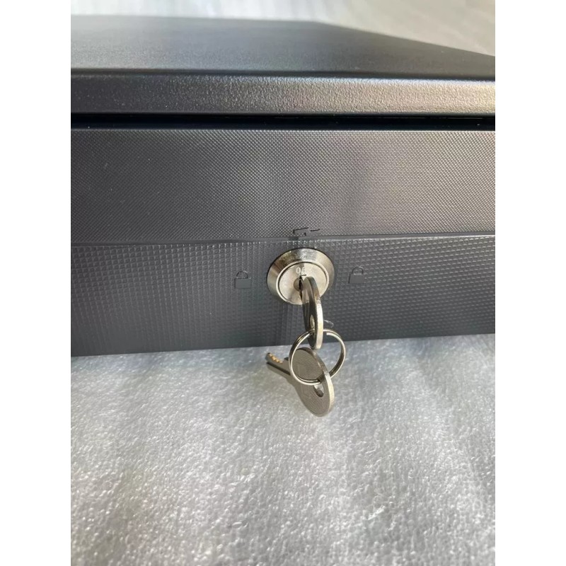 Exhivit Caja De Dinero Metálica, Punto De Venta Color Negro