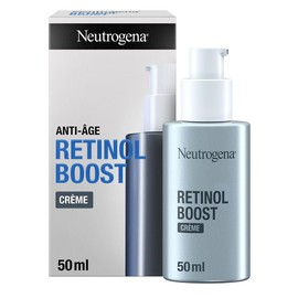 Neutrogena Retinol Boost Anti-Ageing Cream (50 ml Pump Bottle) - Face Care Against Visible Signs of Age - Retinol Enriched Face Cream