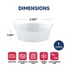 HIC Kitchen Mini Eared Ramekin Set, Fine Porcelain, 1-Ounce, Set