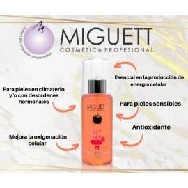 Serum Facial E2 Xi Coezima Q10 Miguett Tipo de piel Madura y Desvitalizada