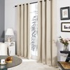 Deconovo 2 Panels Faux Linen Full Blackout Curtains 54 Inches