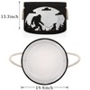 LLCXCSI Sasquatch Storage Baskets Bigfoot Moon Foldable Round Organizer Bins