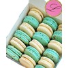 LeilaLove Macarons 15 Blue and white Macarons