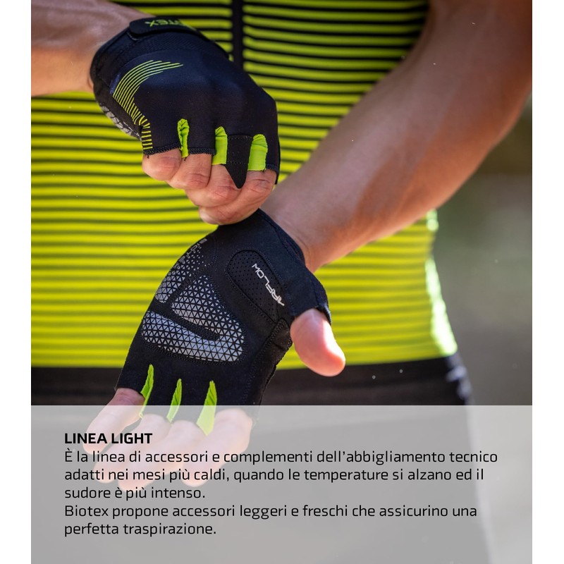 BIOTEX Evolve Fahrradhandschuhe für den Sommer, leicht und atmungsaktiv, kurze