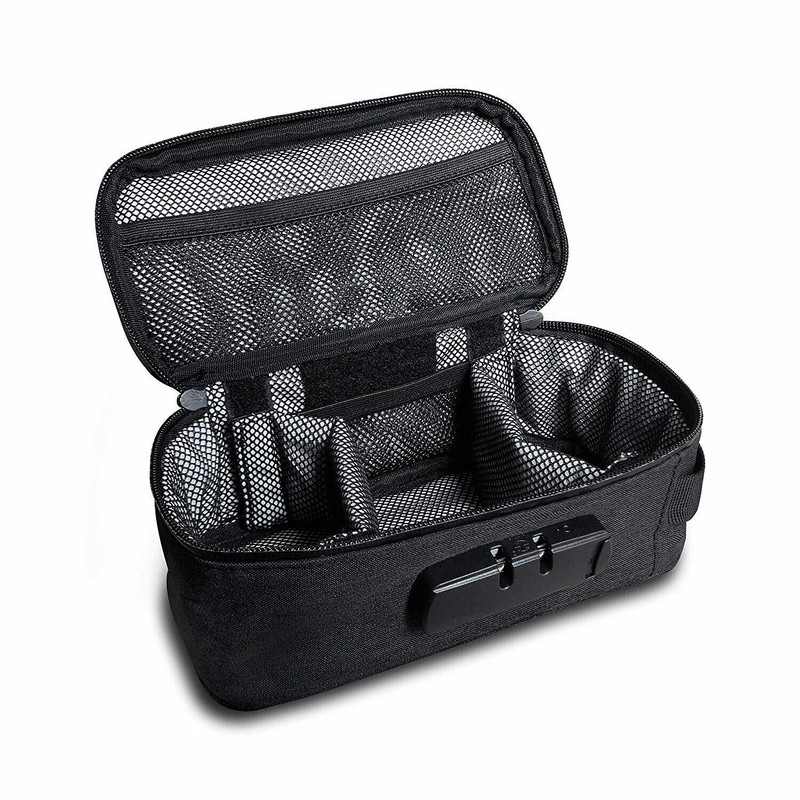 CALI Premium Smell Proof Stash Bag Case with Secure Lock