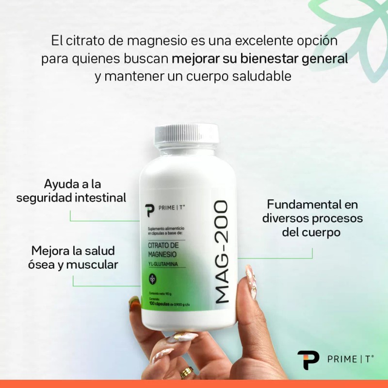 Primetech Nutrition Potasio Pot-1000 Y Magnesio Mag-200 Combo Primetech Sabor