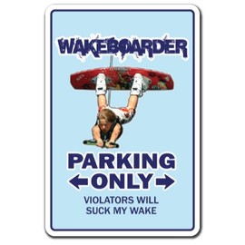 Wakeboarder Decal Wake Board surf Beach Hawaii Surfing surf Waves | Indoor/Outdoor | 9" Tall