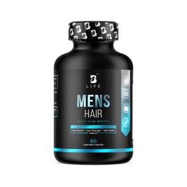 Hair Vitamins for Hair Loss for Men – 60 Capsules – 30-Day Supply | Hair Growth Products with Biotin, Collagen, Zinc, Selenium & Vitamins A, C, E, B5, D3 | Hair Skin and Nails Vitamins