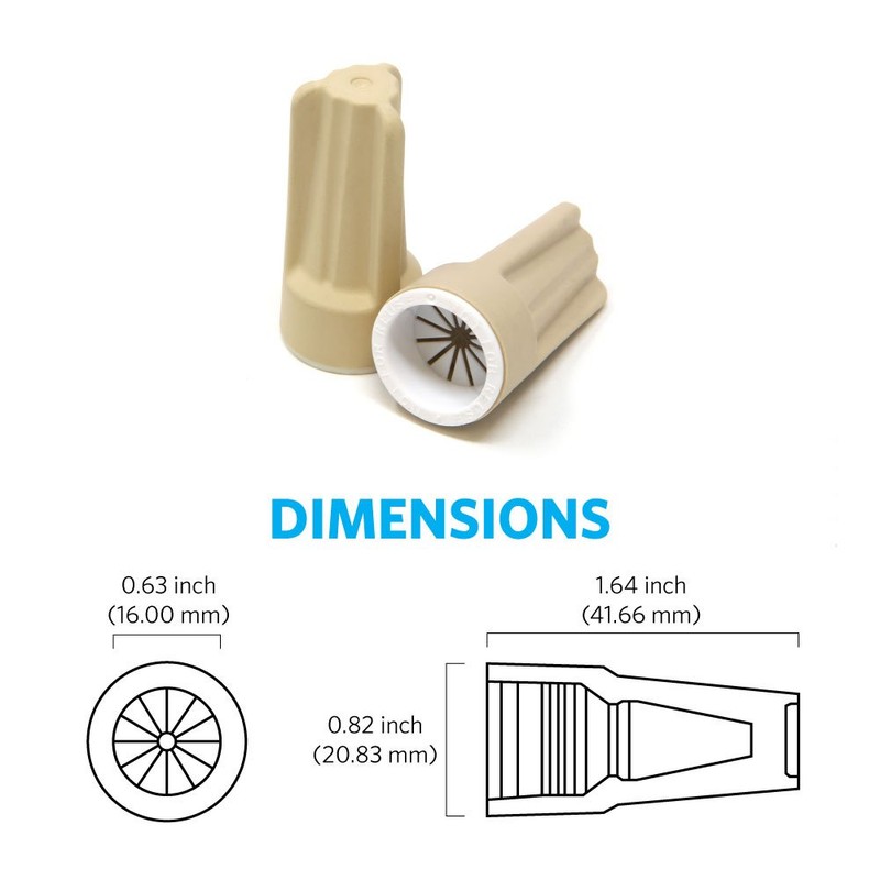 Lightkiwi Waterproof Wire Connector for Low Voltage Landscape Lighting (#14