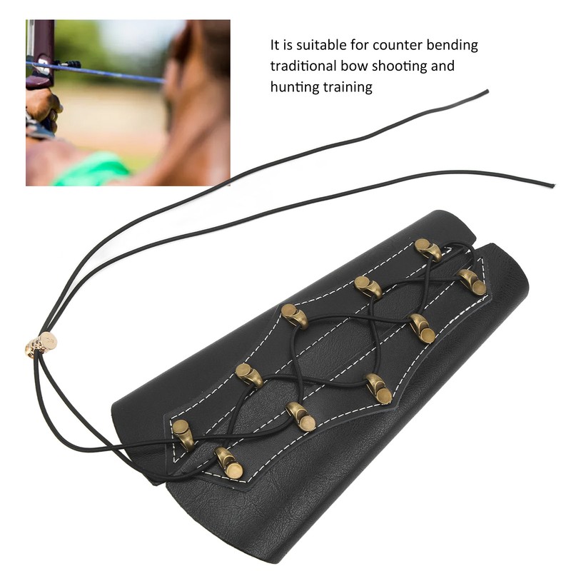 Archery Armguards Adjustable Protective Arm Guard Traditional Recurve Bow Armguards