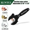 XUNTUI Ratche Tube Cutter |One-Hand Operation for Tight Spaces |