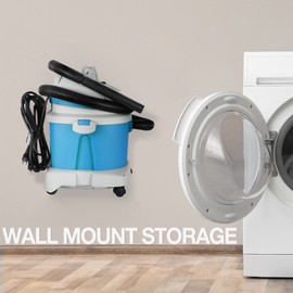 Shop-Vac 1.5 Gallon 2.0 Peak HP All Around EZ Wet/Dry Vacuum, Portable Compact Shop Vacuum, 3 in 1 Function with Wall Bracket & Multifunctional Attachments for Home, Apartment, Vehicles, 5895100