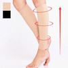 Elastic calf compression sleeve band for unisex 2p black 5ea