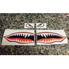 Flying Tigers Shark Teeth Decals Stickers Multiple Sizes! (6")